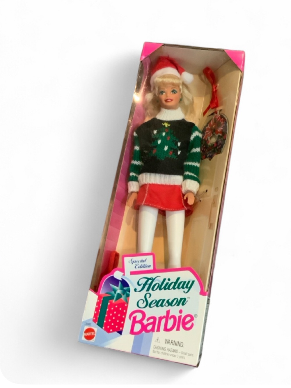 Vintage 90's Mattel Special Edition Holiday Season Barbie Collectible Toy OS